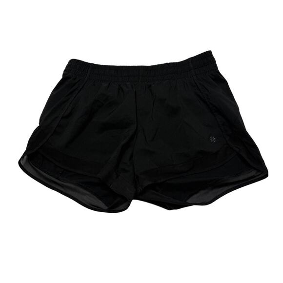 Athleta Size Small Mesh Racer Run Mid Rise 4” ShortTargeted ventilation - Picture 1 of 3